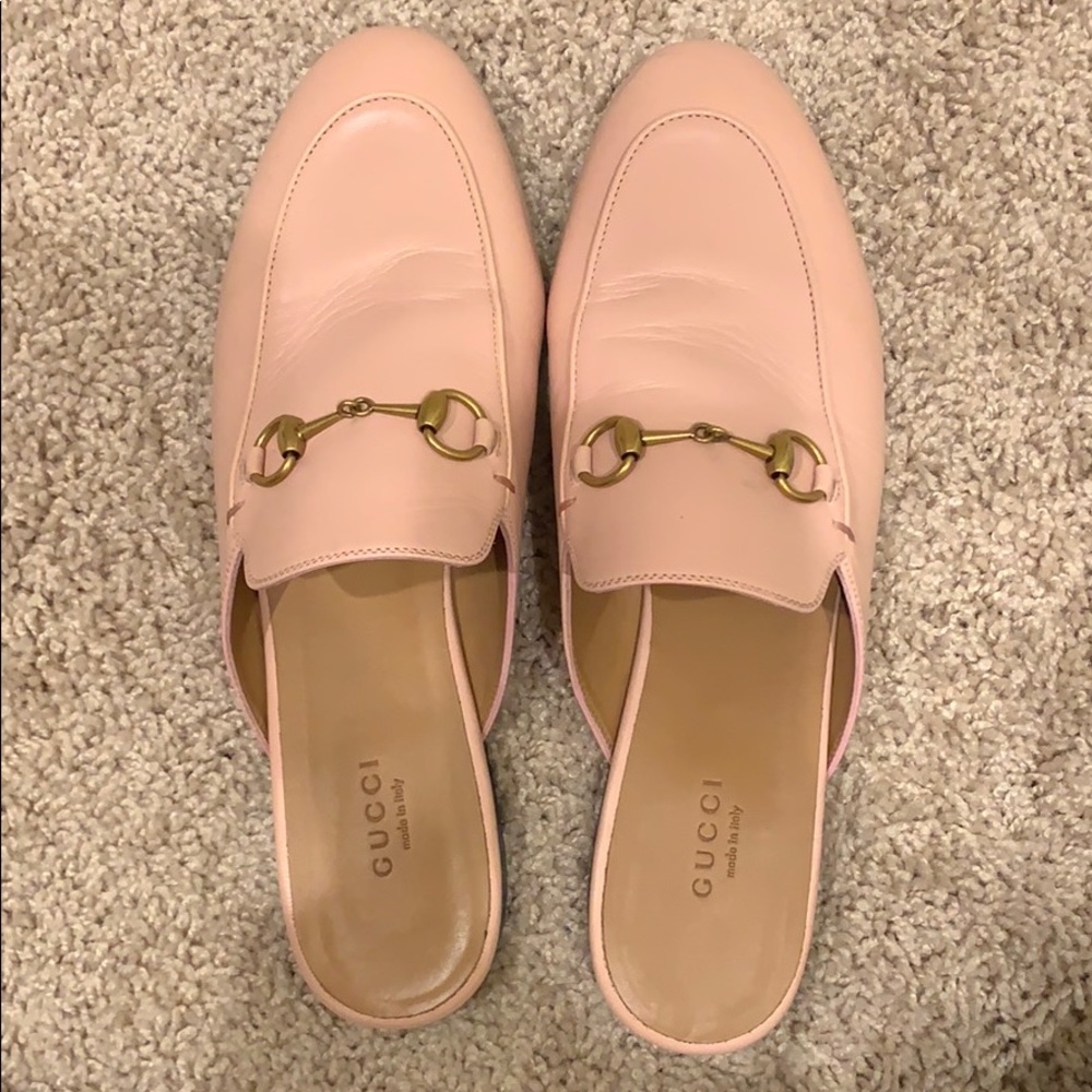 Gucci Princetown Leather Mule Pink Size 39